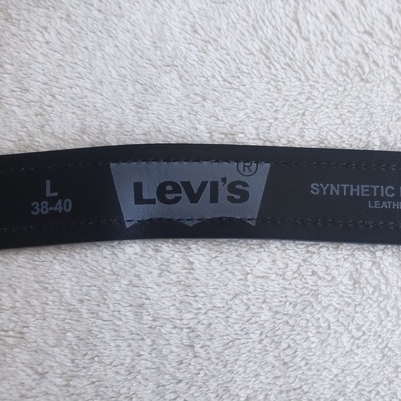 Levi Brand Men's Black Belt size L - Picture 6 of 7